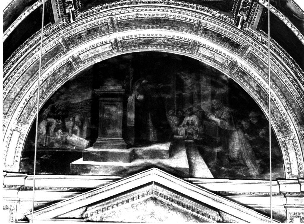 messa di San Gregorio (dipinto) by Croce Baldassarre (sec. XVII)